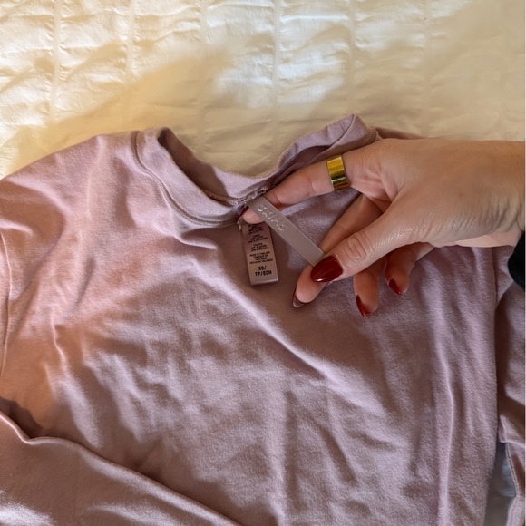 SKIMS Mauve Long Sleeve Tee - Picture 2 of 2